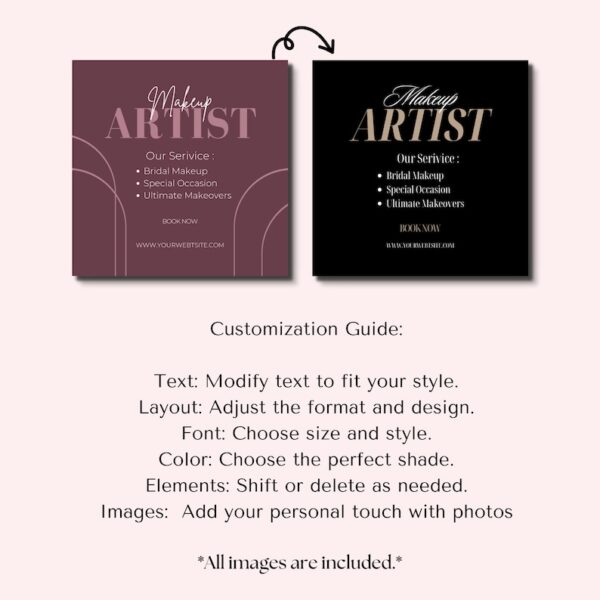 Makeup Model for Instagram | Aesthetic Canvas Designs | Skincare Articles from a Beauty Artist | Marketing tool for beauticians and makeup artists on social networks