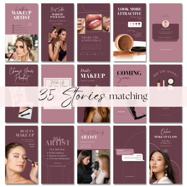 Makeup Model for Instagram | Aesthetic Canvas Designs | Skincare Articles from a Beauty Artist | Marketing tool for beauticians and makeup artists on social networks