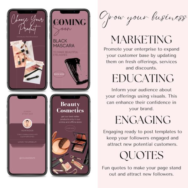 Makeup Model for Instagram | Aesthetic Canvas Designs | Skincare Articles from a Beauty Artist | Marketing tool for beauticians and makeup artists on social networks